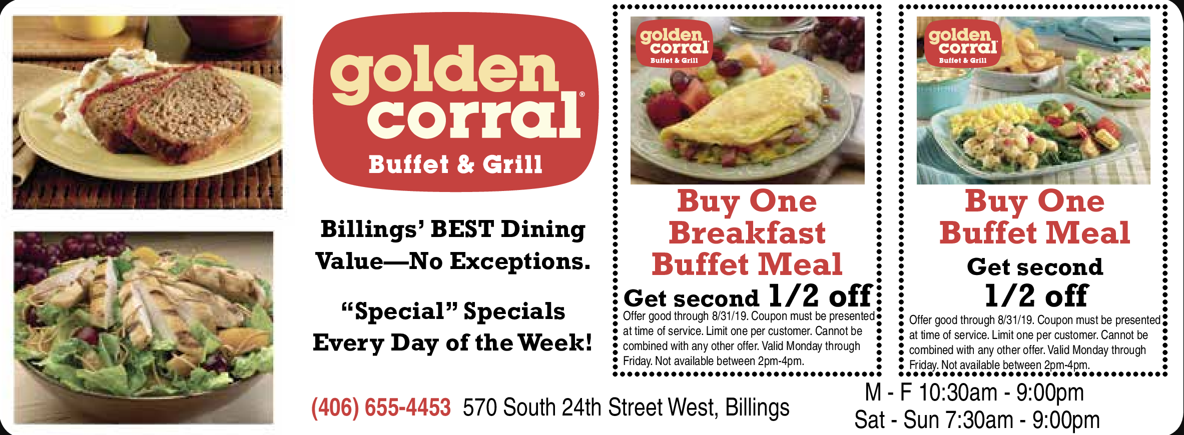 Golden Corral Buffet & Grill Coupons