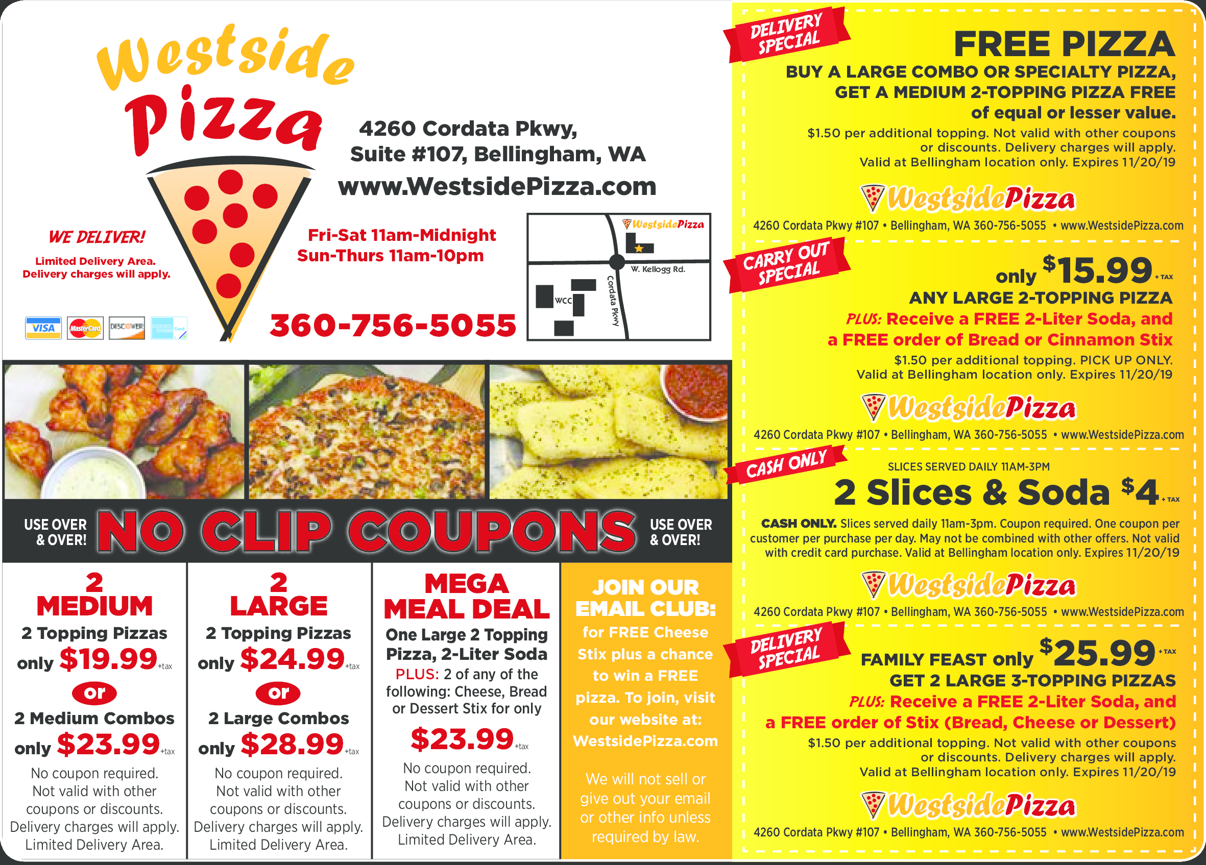 Westside Pizza Coupons