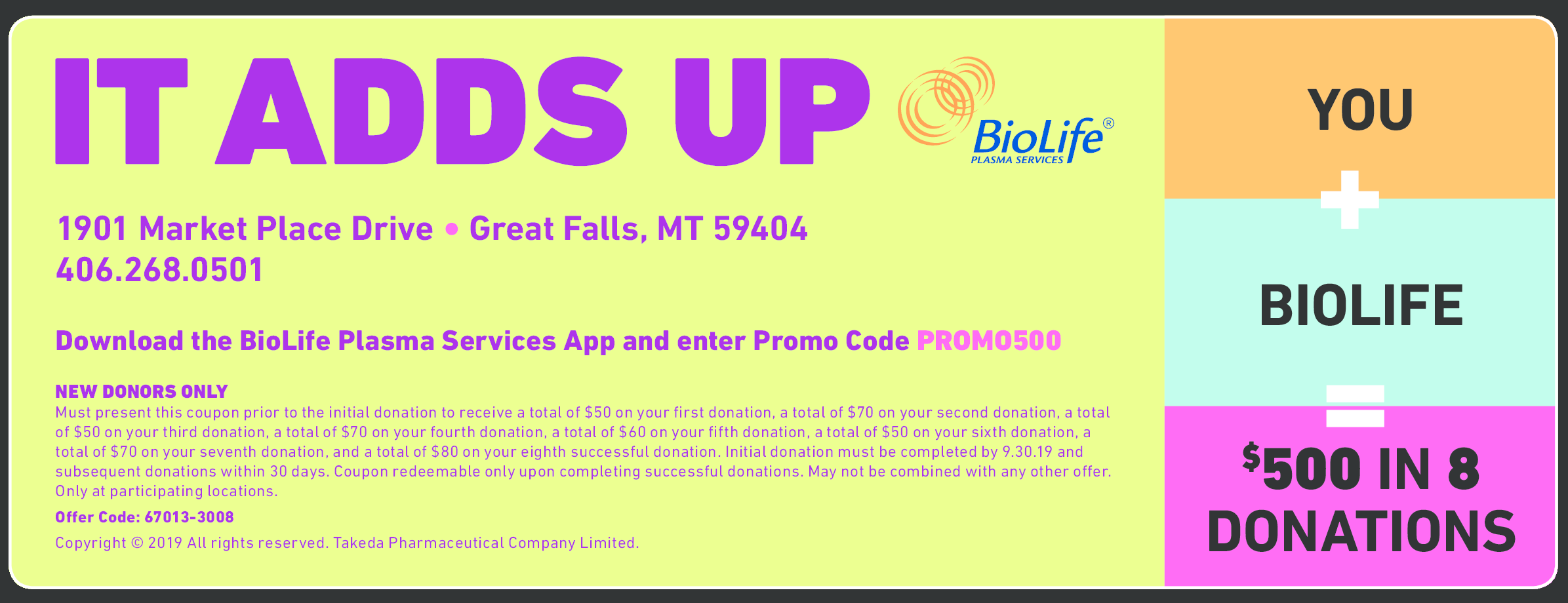 BioLife Plasma Services Coupons