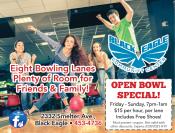 Coupon Offer: Open Bowl Special - $15.00 Per Hour, Includes Shoes!