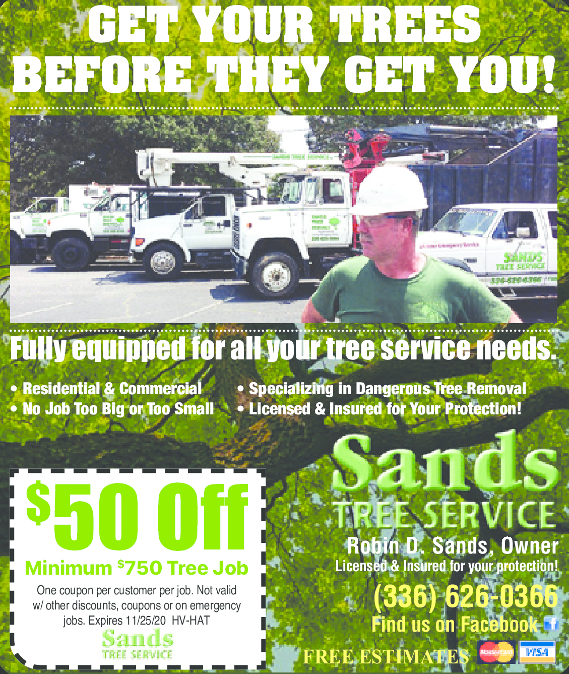 Sands Tree Service Coupons