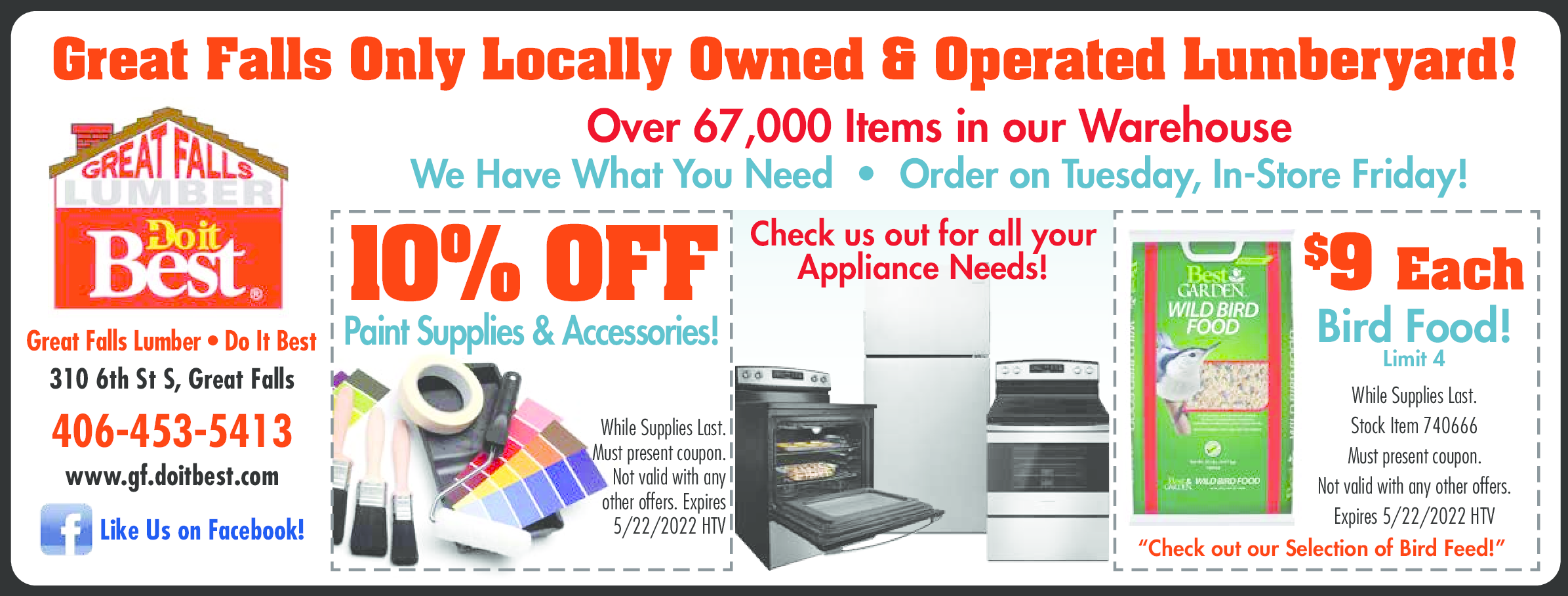 Great Falls Lumber Do it Best Coupons
