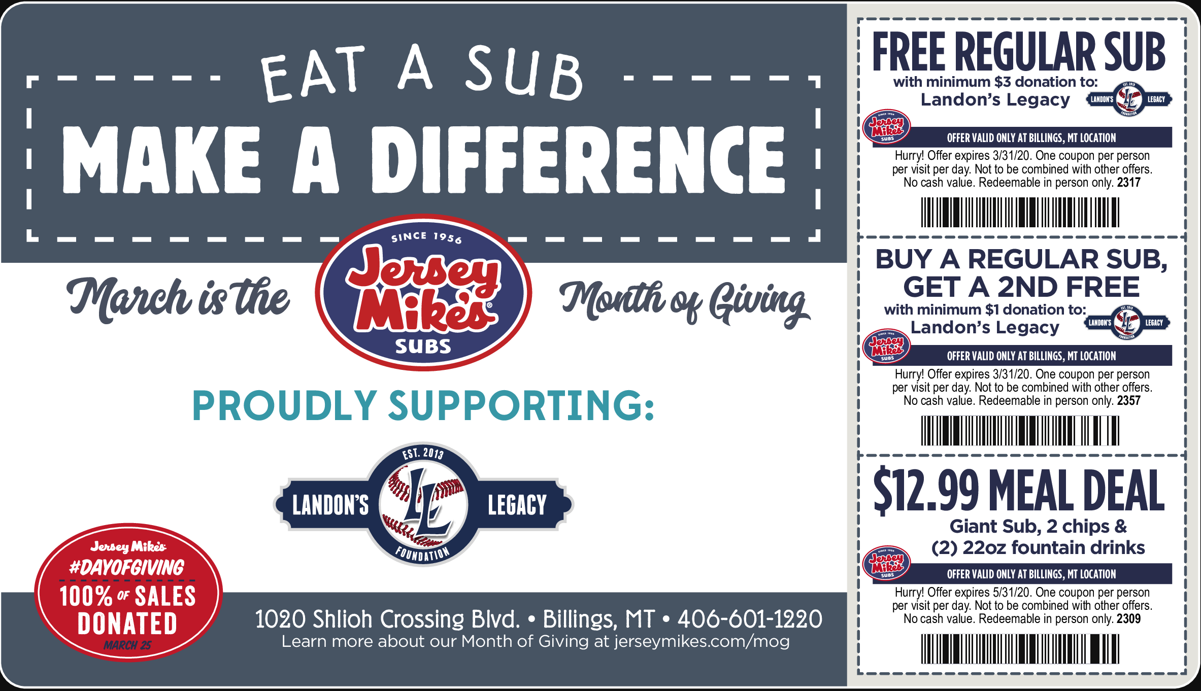 Printable Jersey Mike's Coupons