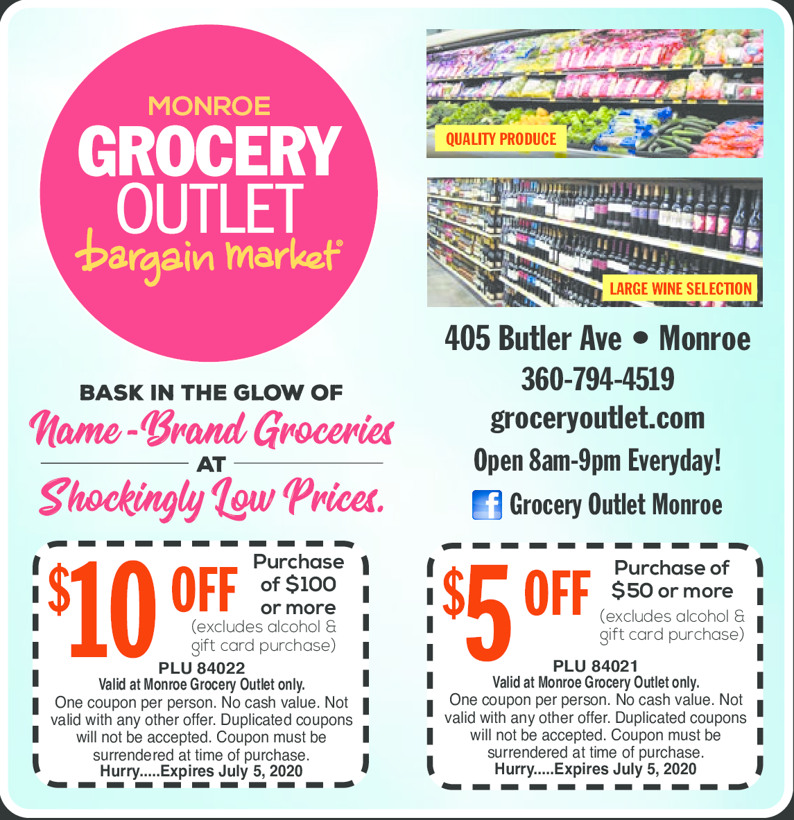 Grocery Outlet Coupons