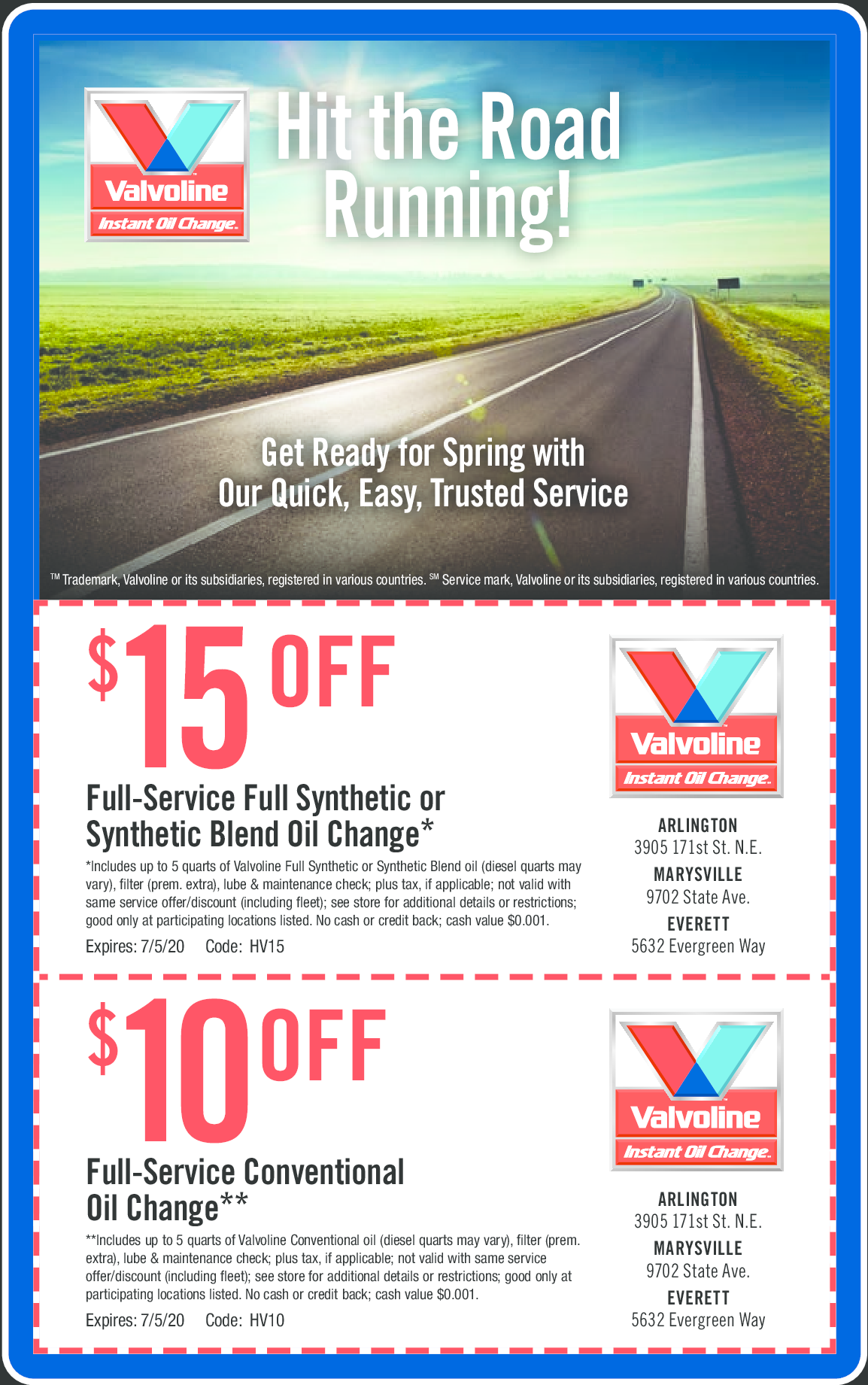 Valvoline Oil Change Coupons 20 Off 50 Off