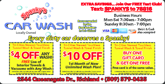 Blue Falls Car Wash Coupons