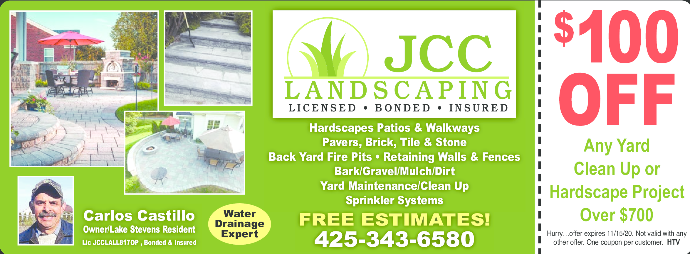 JCC Landscaping Coupons