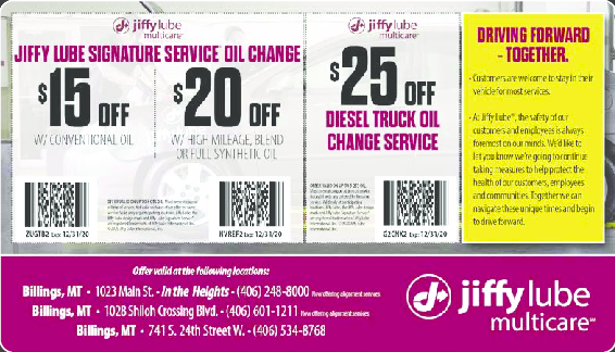 Jiffy Lube Coupons