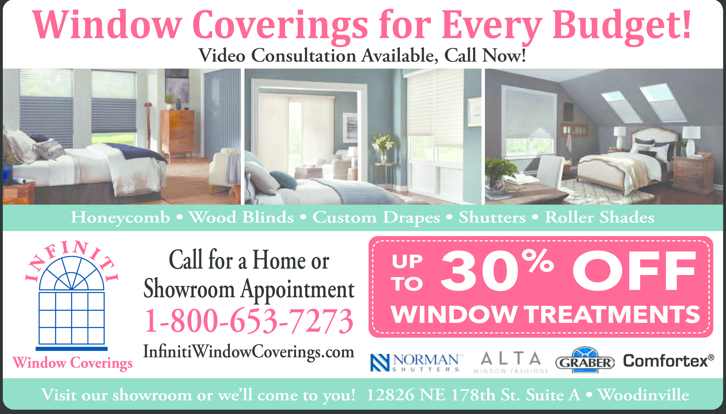 Infiniti Window Coverings Coupons