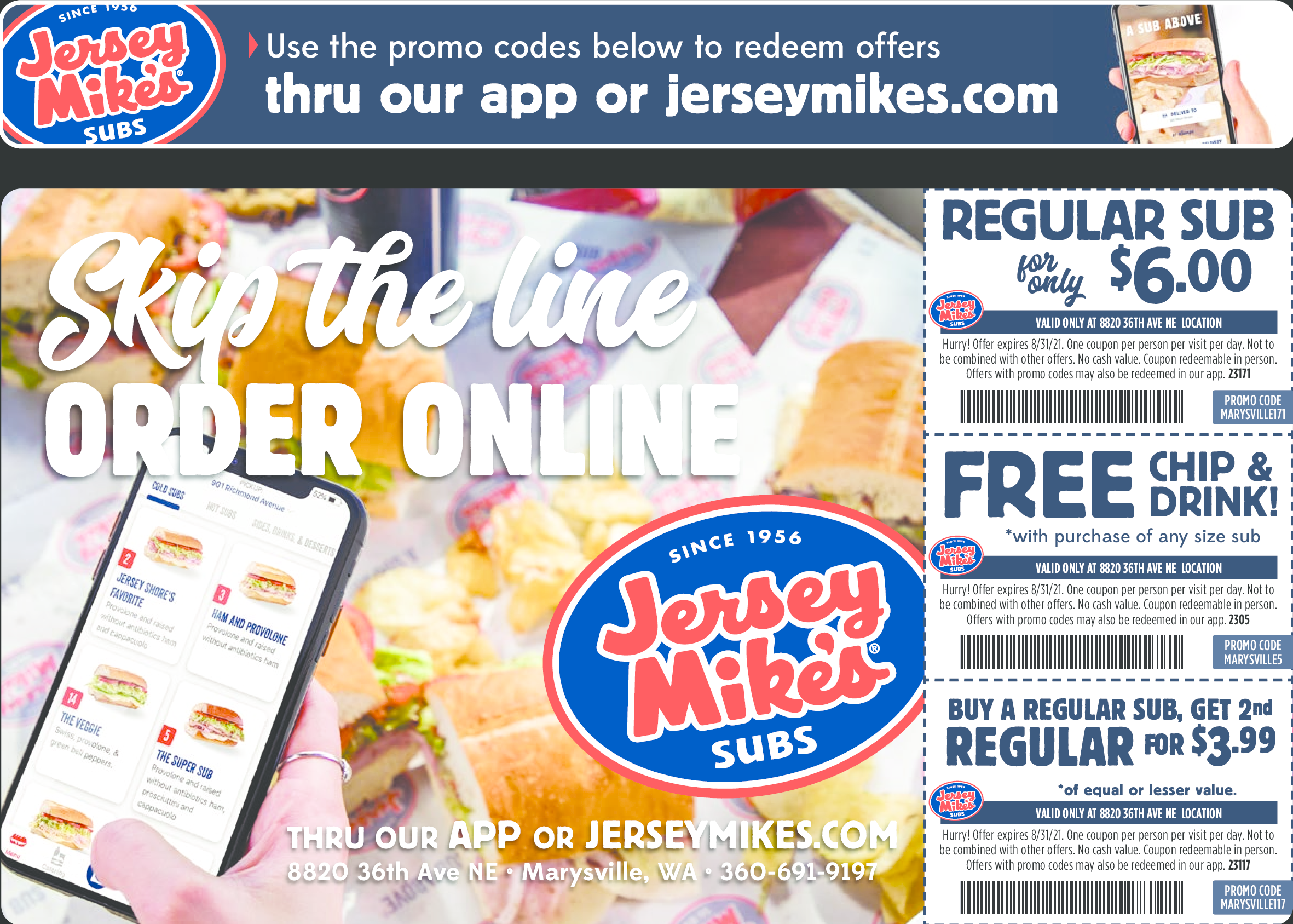 Jersey Mikes Coupons