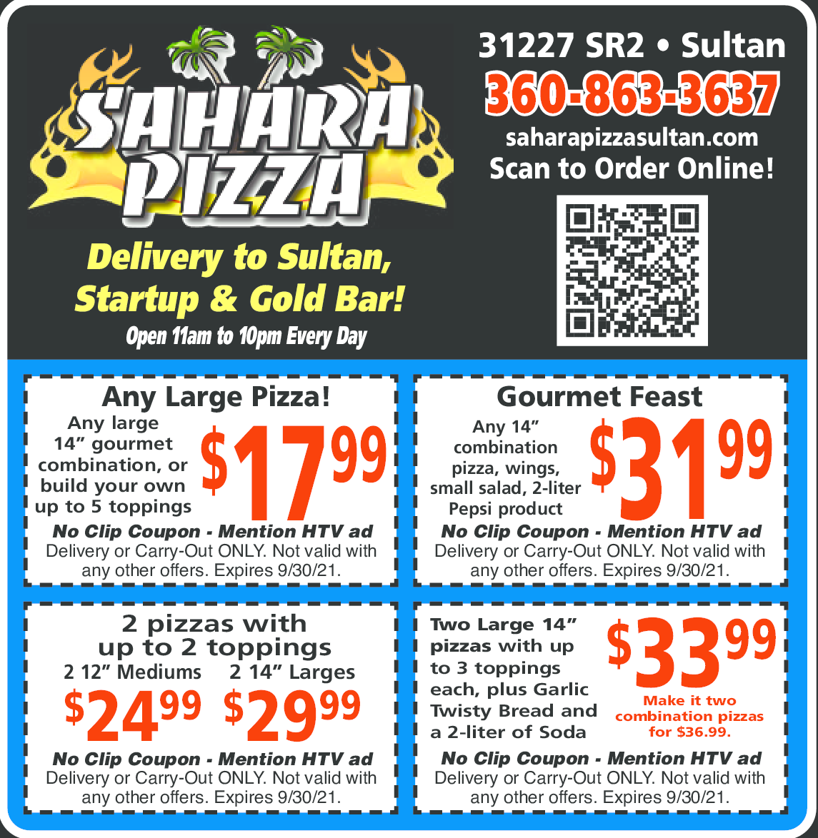 Sahara Pizza Coupons