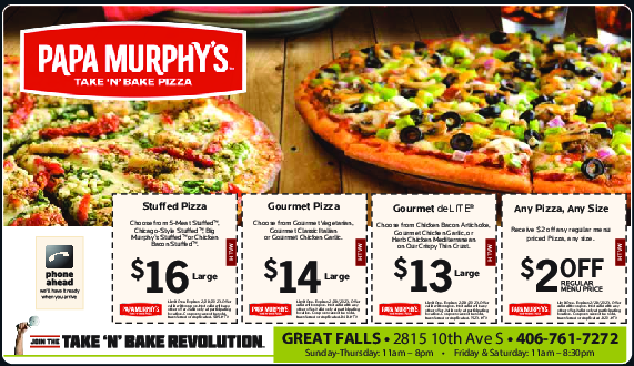Papa Murphy's Take &amp; Bake Pizza Coupons