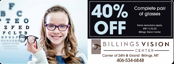 Coupon Offer: 40% OFF Complete Pair of Glasses