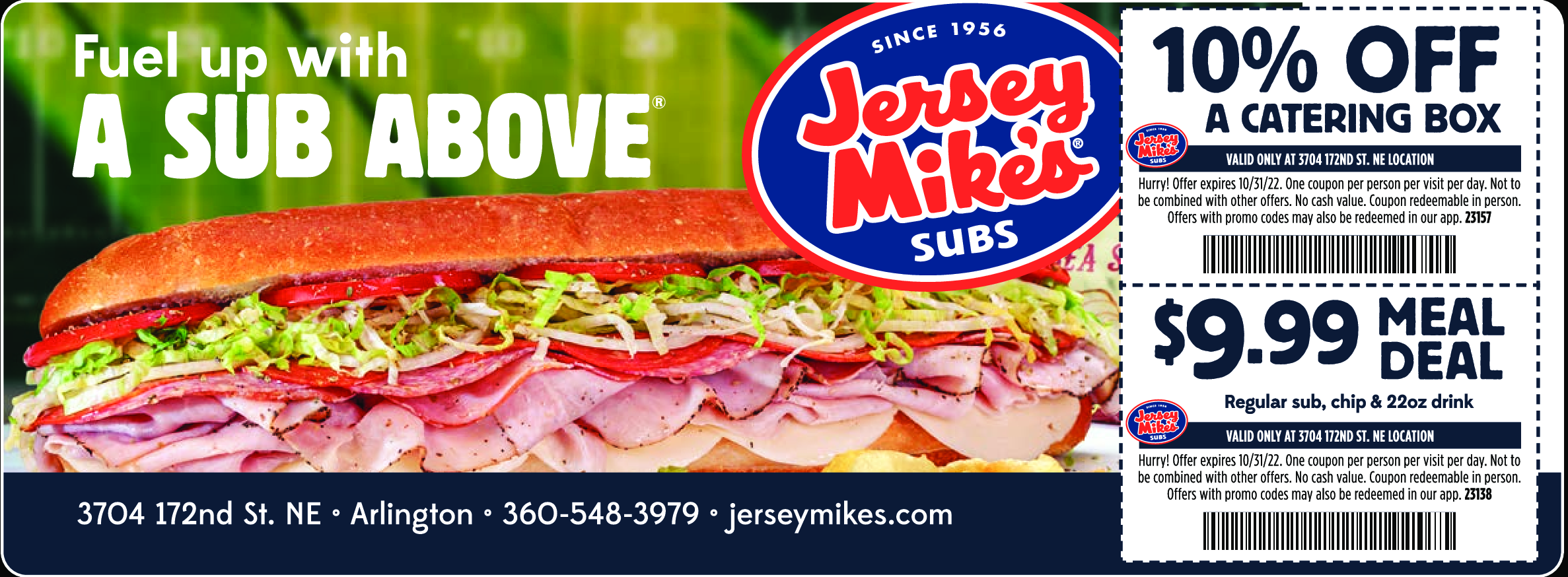 Jersey Mikes Coupons January 2025 Brita Marilin