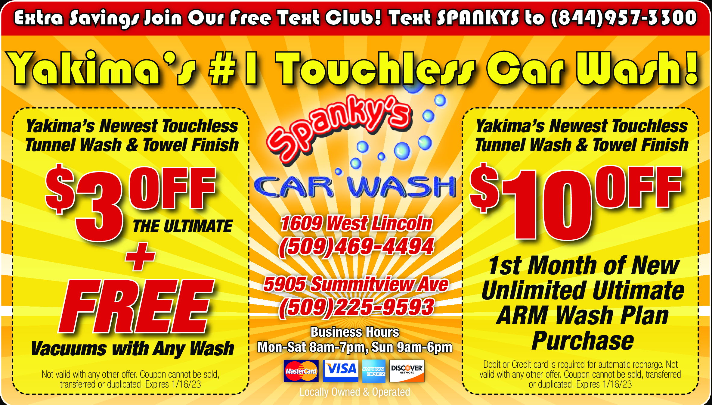 Spanky's Car Wash Coupons
