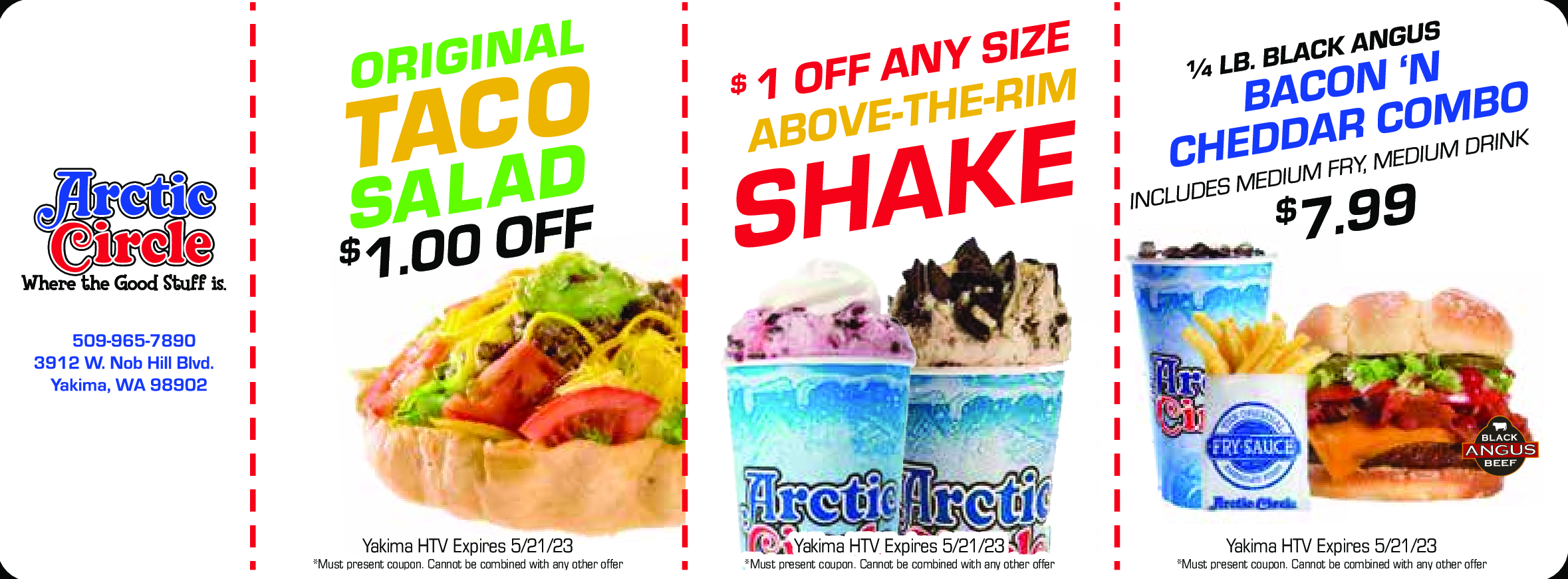 Arctic Circle Yakima Coupons