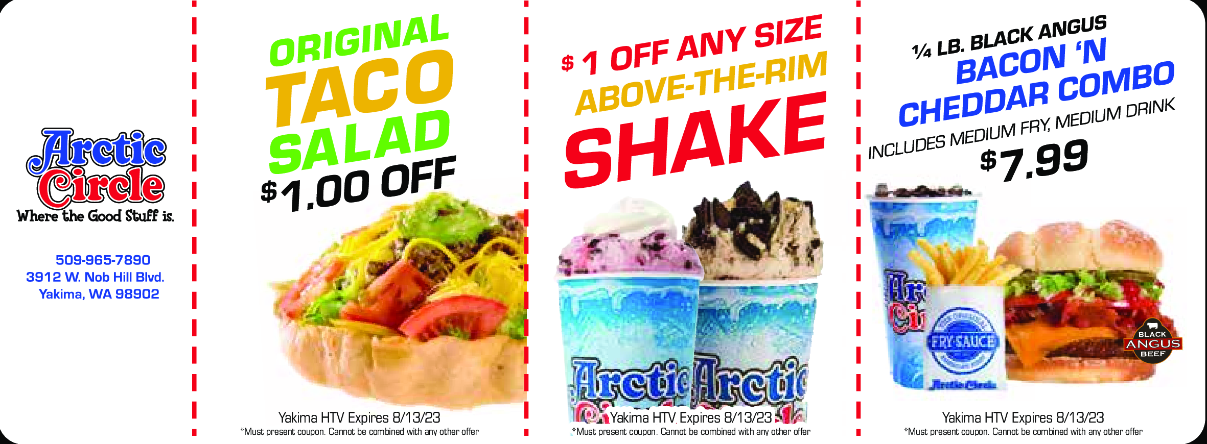 Arctic Circle Yakima Coupons