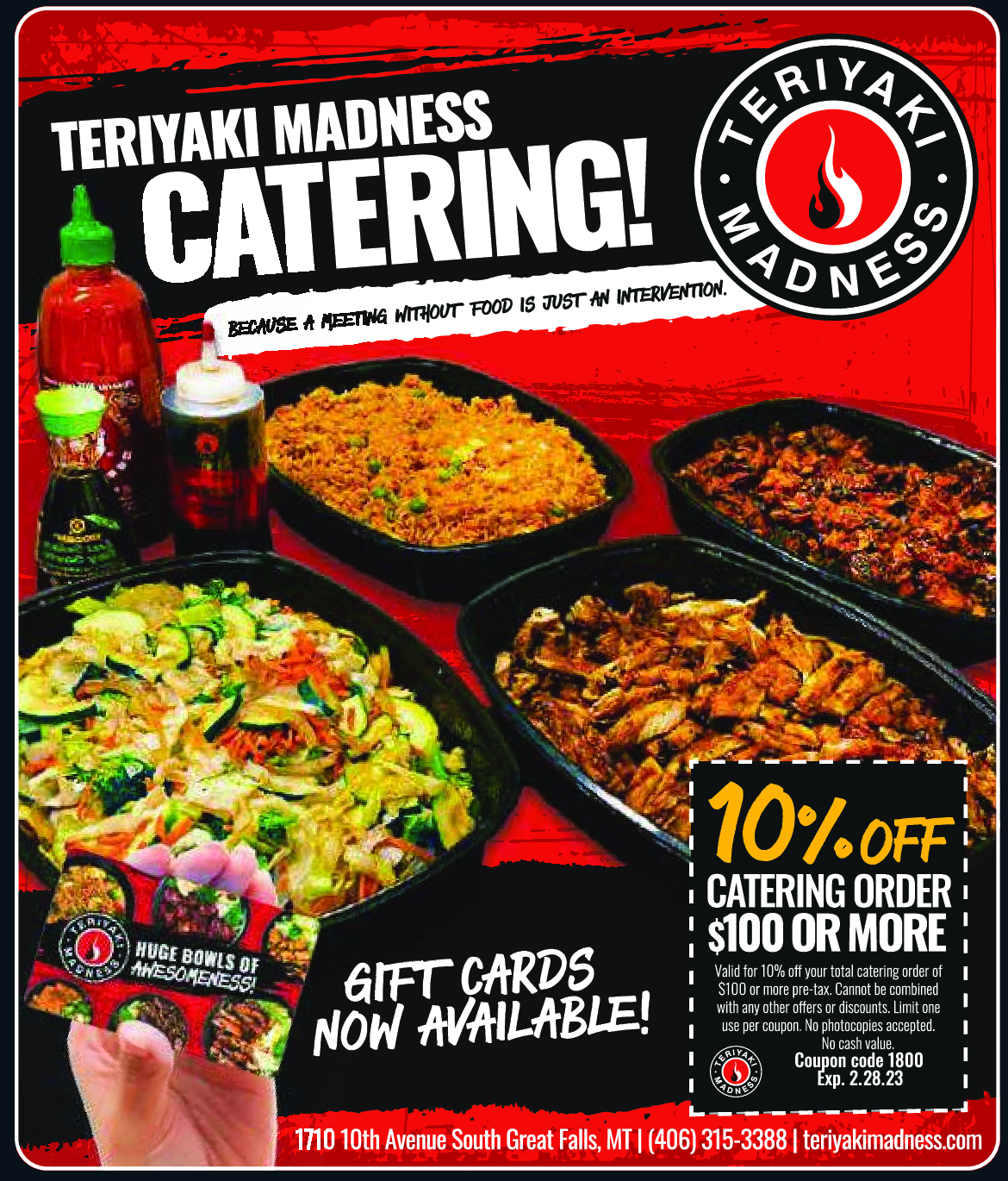 Teriyaki Madness Coupons