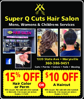 Coupon Offer: 15% OFF Hair Color or Perm OR $10 OFF A Haircut