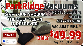 Coupon Offer: Vacuum Tune-Up only $49.99 - Reg. $85
