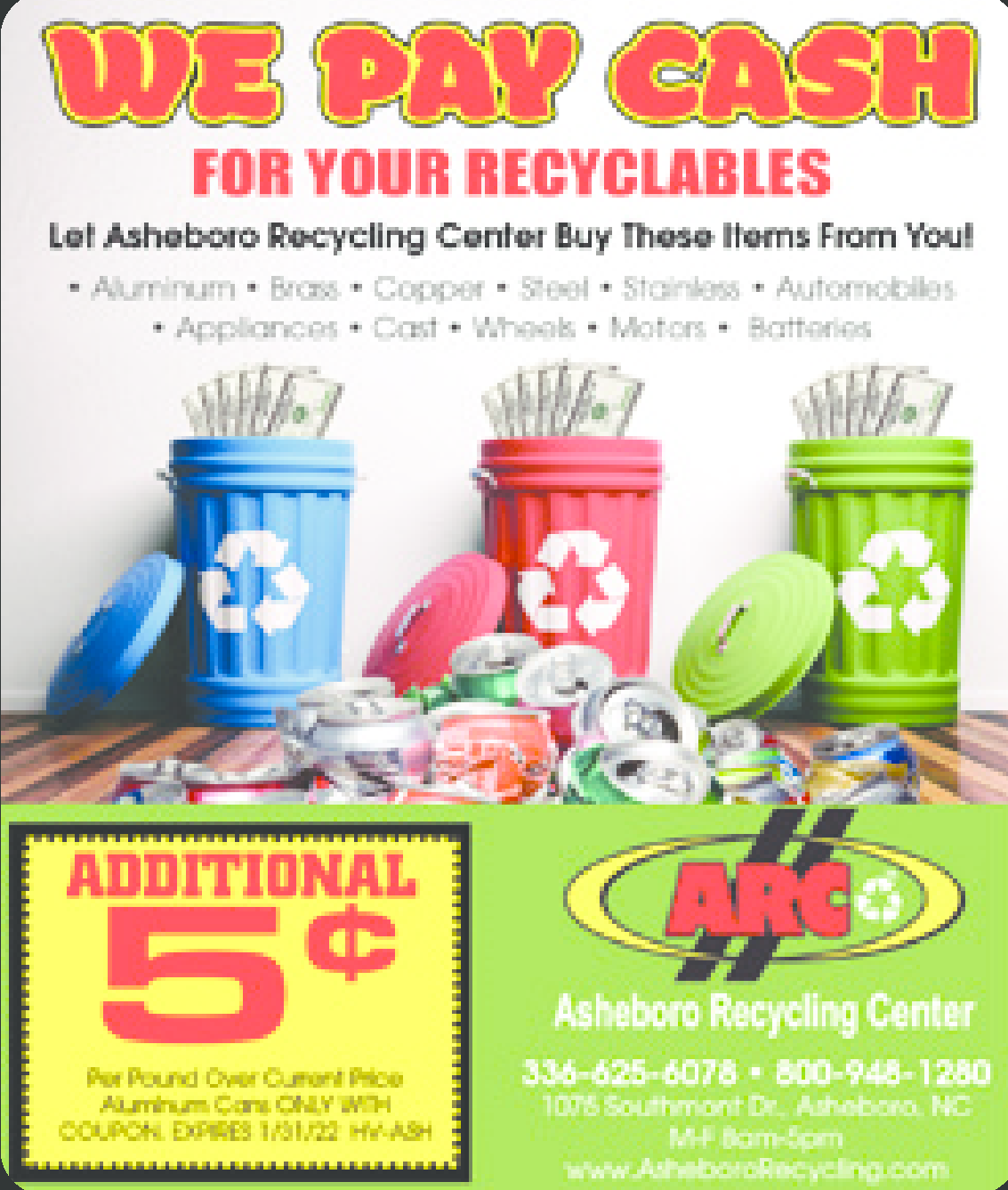 Ashebero Recycling Center Coupons