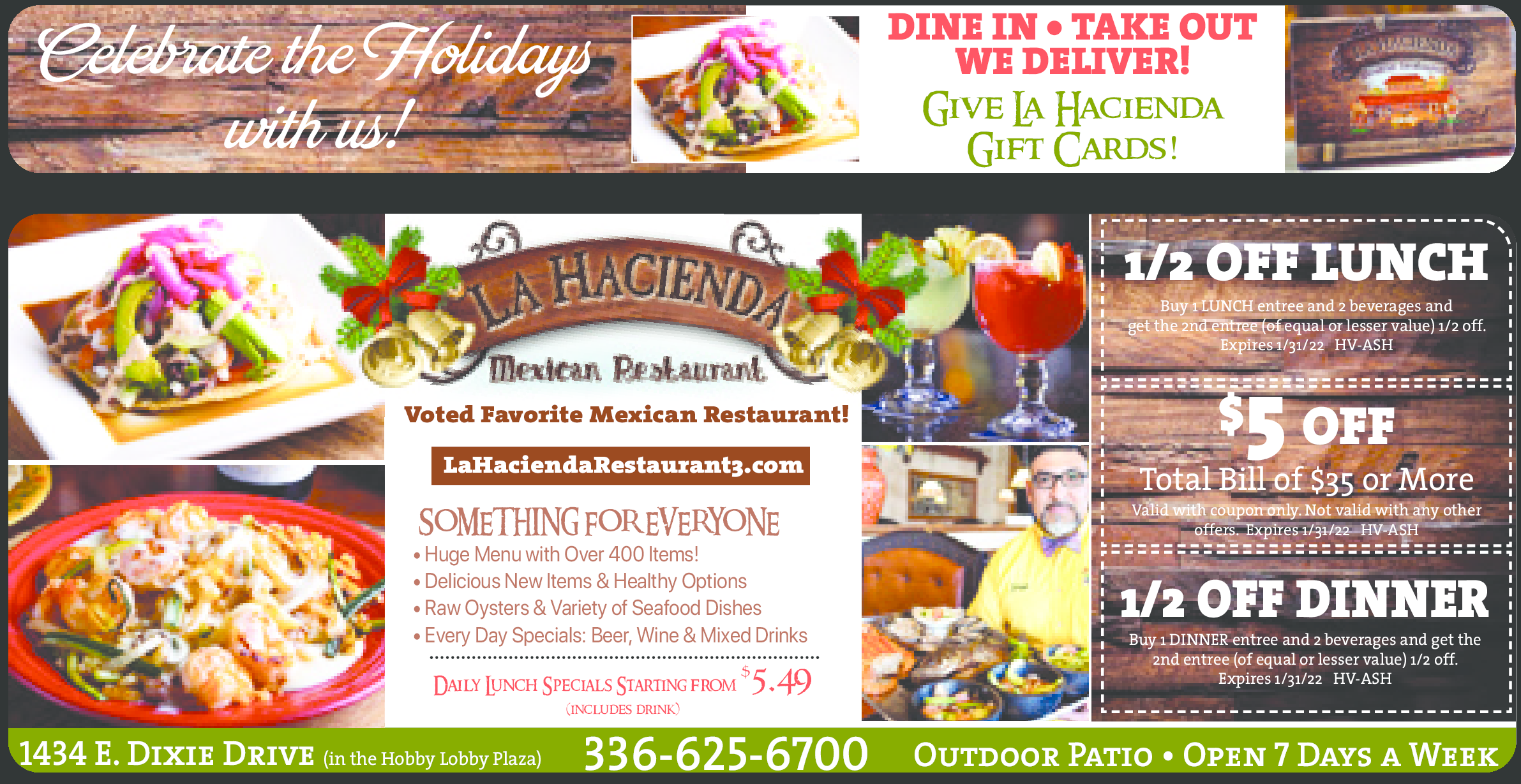 La Hacienda Coupons